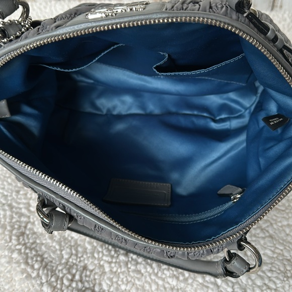 Coach 1941 Grey Nylon Madison Satchel 70th Anniversary purse handbag - Picture 9 of 12